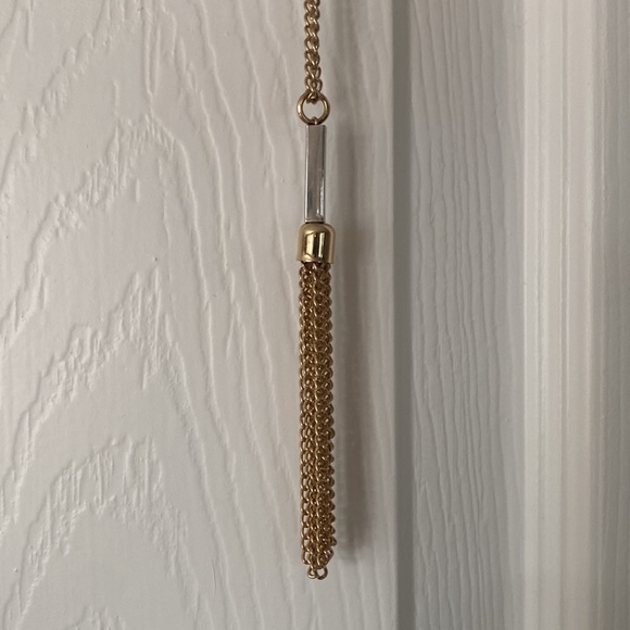 Set of 3 Long Necklaces - all metal in different tones - Picture 3 of 4